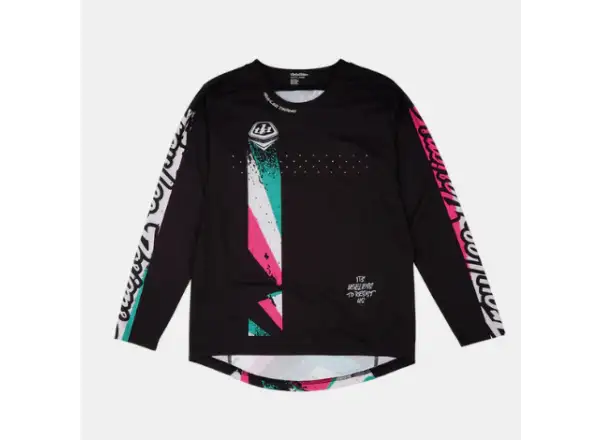 Troy Lee Designs Sprint Full Pull Kindertrikot langärmlig Black