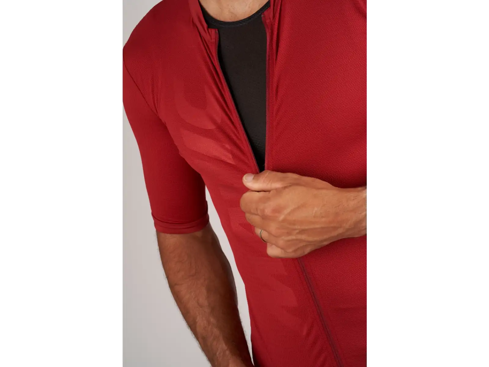 Mavic Aksium Herrentrikot kurzarm Burgund
