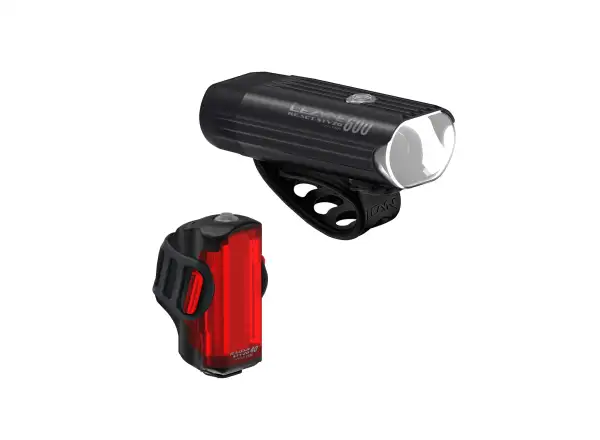 Lezyne Radar React StVZO System Vorder und Rücklicht Black