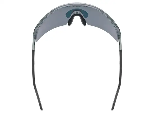 Uvex Flowline Sonnenbrille Smoke Matt/Mirror Red