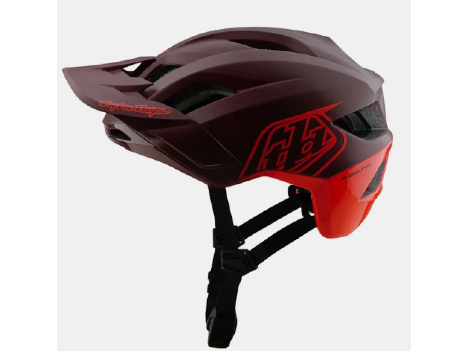 Troy Lee Designs Flowline SE Helm Badge Maroon
