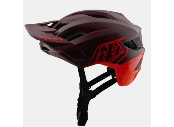 Troy Lee Designs Flowline SE Helm Badge Maroon