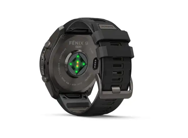 Garmin Fénix 9 Pro inReach 47 mm Smartwatch Carbon gray DLC Titanium Black/Pebble gray