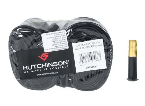 Hutchinson Standard Schläuche 24x1,70-2,35" MTB Schläuche Autoventil 40 mm 2 Stück