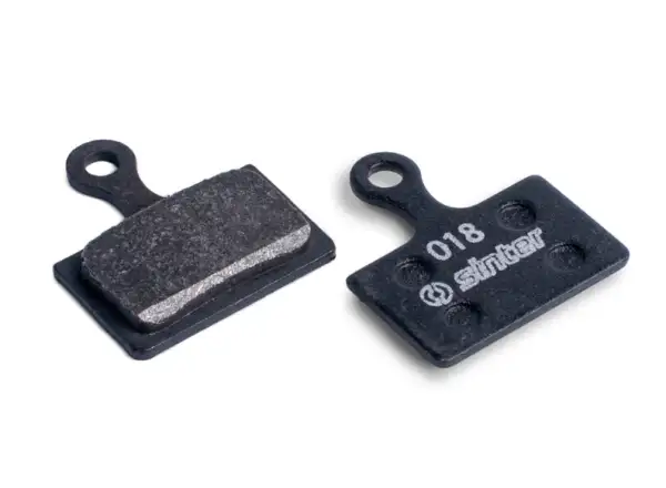 Sinter Shimano K Typ Bremsbeläge halbmetallisch schwarz.