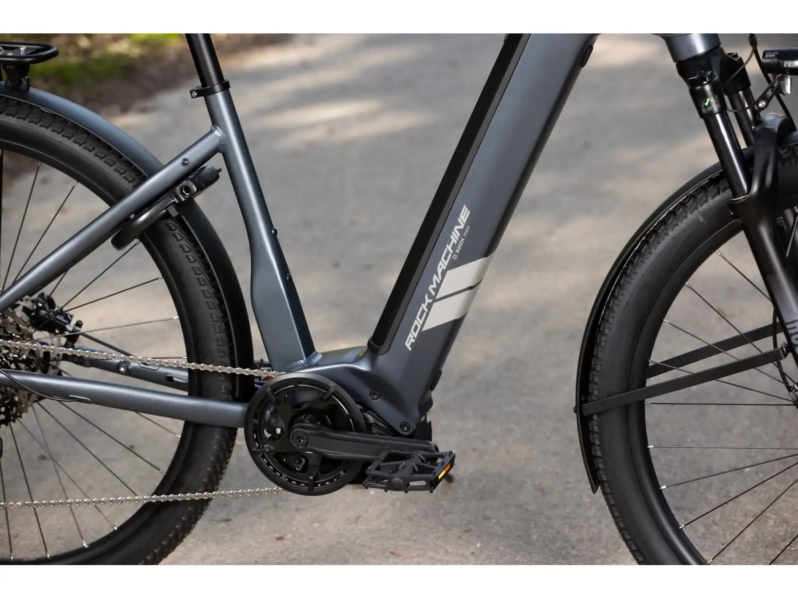 Rock Machine eRokk B90T Tiefeinsteiger E-Bike – Matte Nightstrom Blue