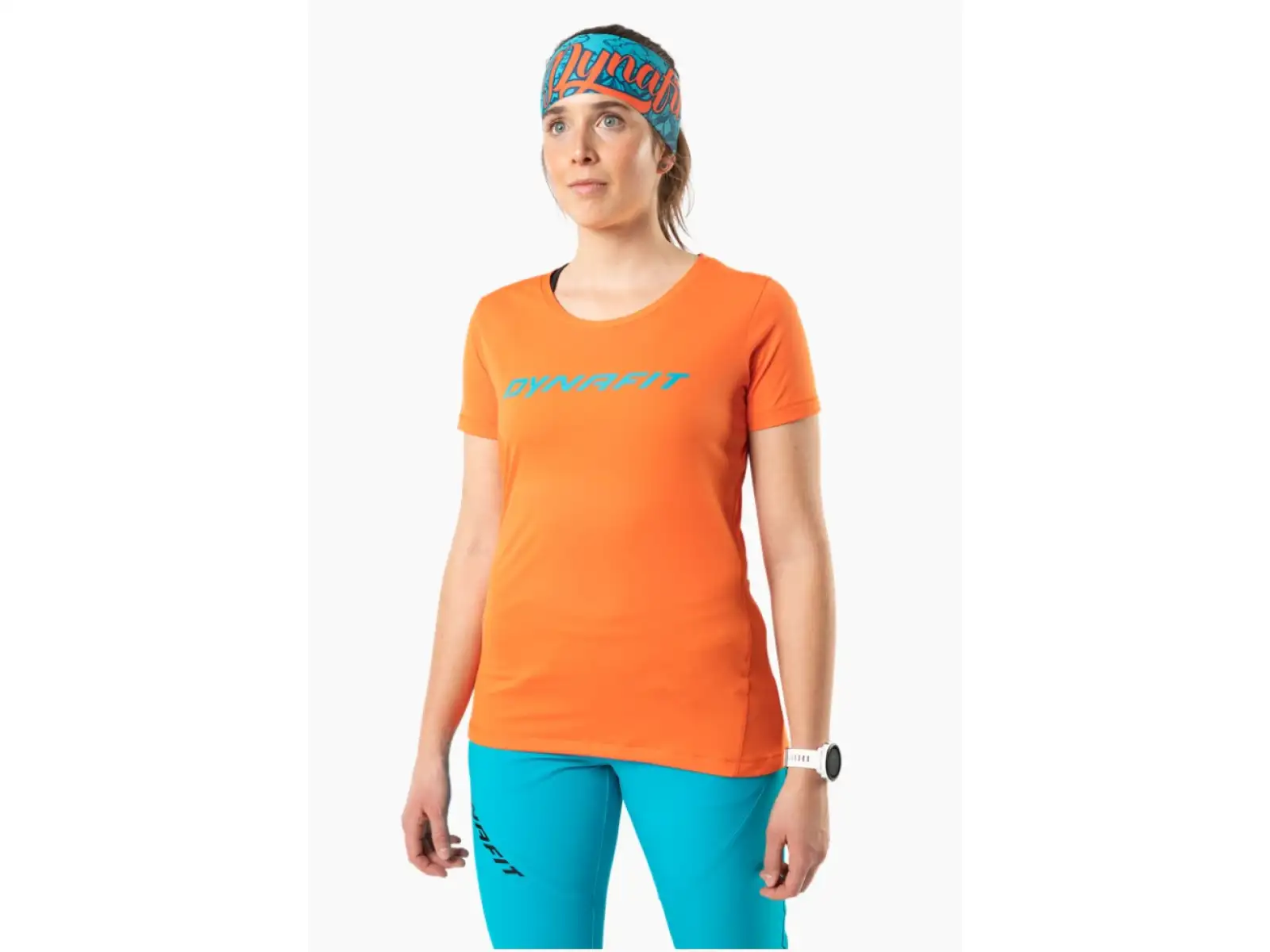 Dynafit Traverse 2 Damen Funktions-T-Shirt kurzärmlig Pink Glo