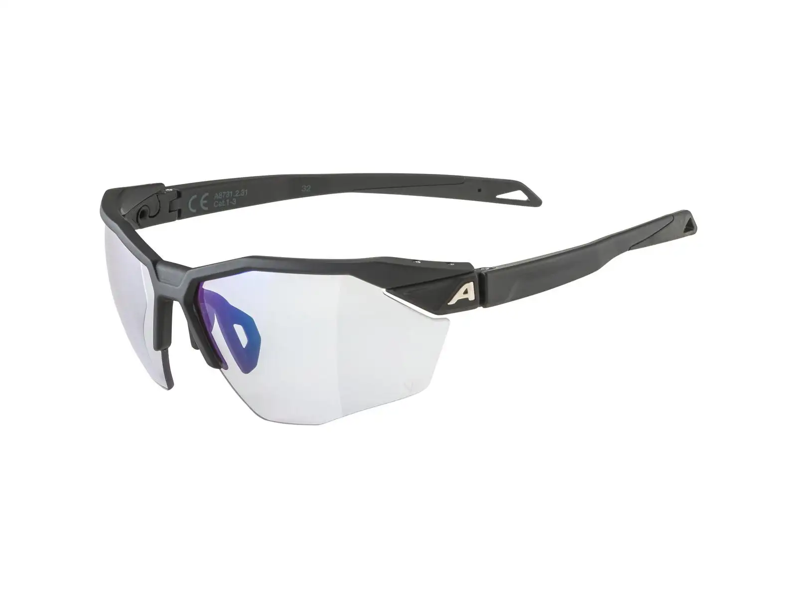 Alpina Twist Six HR V (M) Brille Black Matt