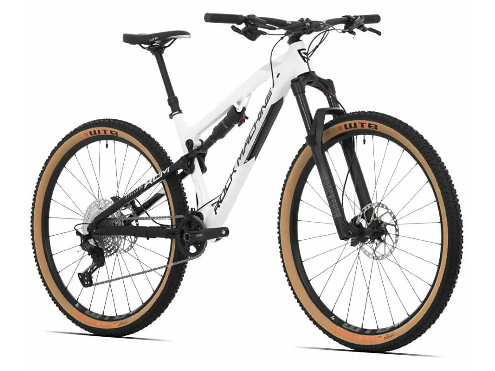 Rock Machine Blizzard XCM 70-29 weiß/grau vollgefedertes Mountainbike