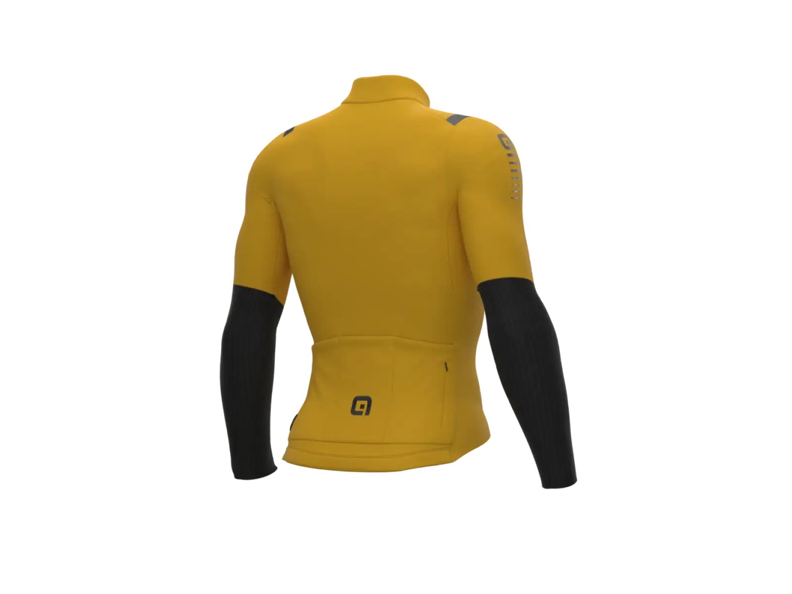Alé R-EV1 Warm Race 2.0 Herren-Wintertrikot Langarm gelb.