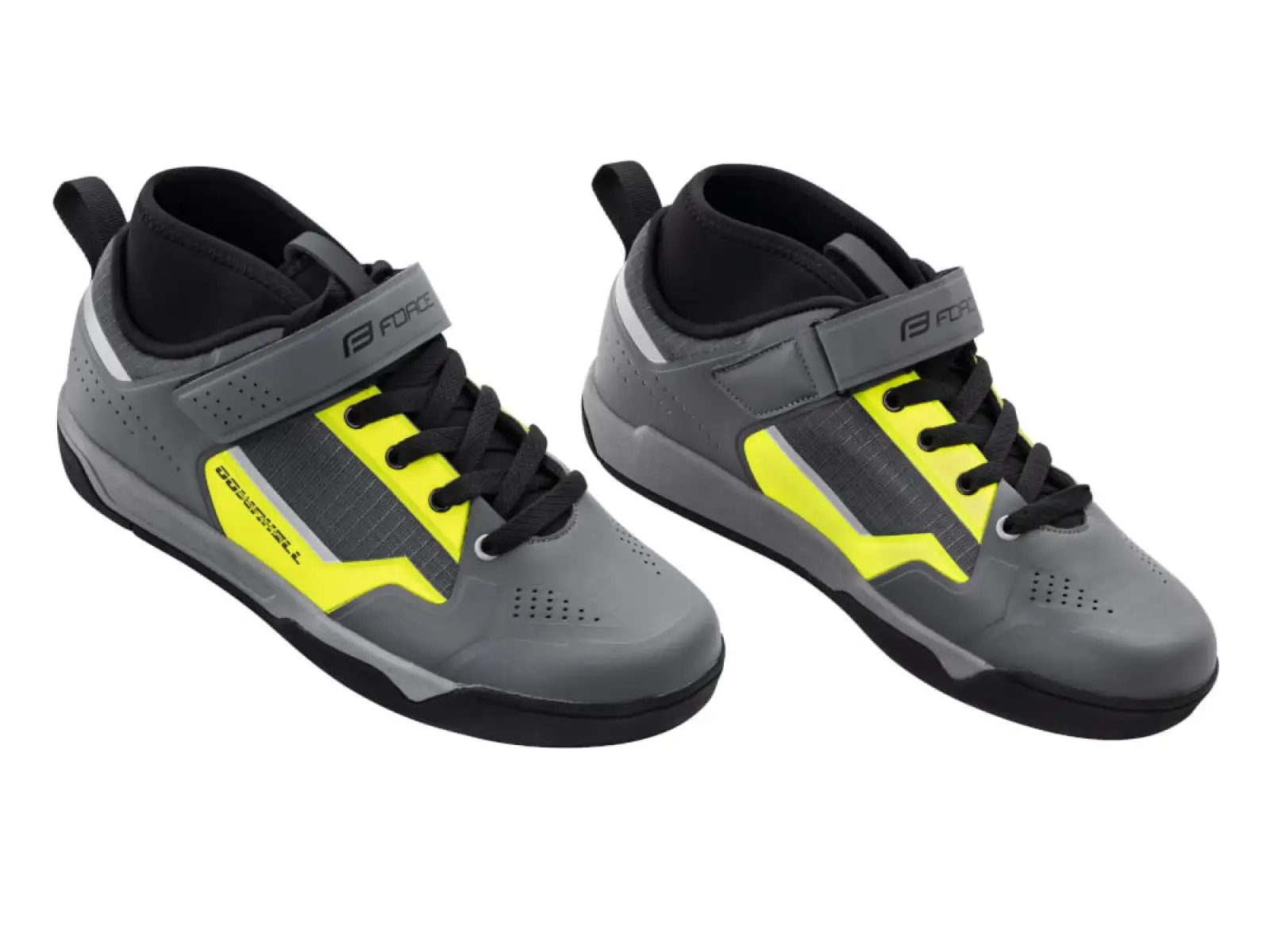 Force Downhill MTB Herrenschuhe grau/fluoreszierend