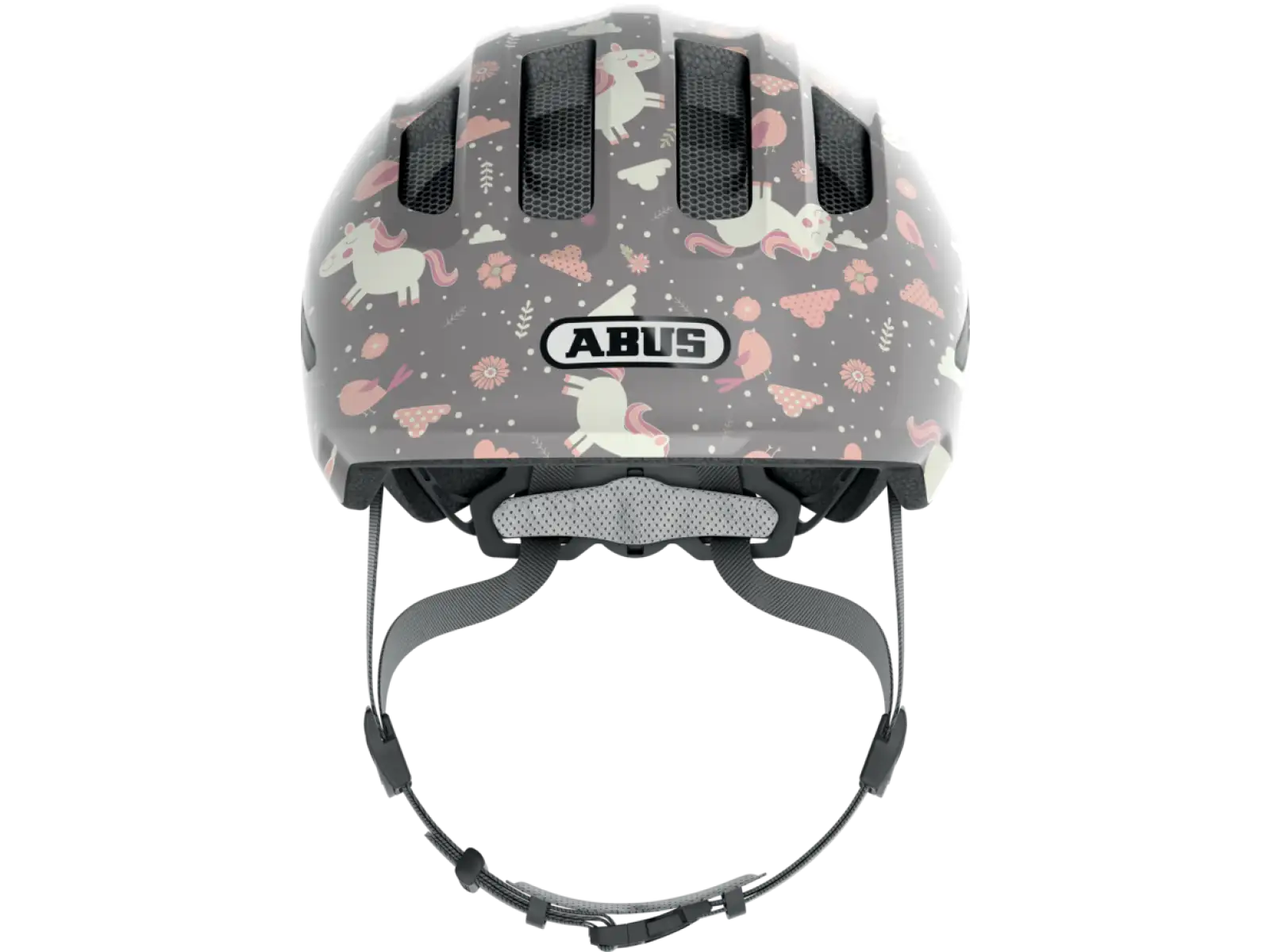 Abus Smiley 3.0 Kinderhelm Grau Pferd