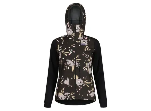 Maloja SennesM. Printed Damenjacke Deep Black Brushflower
