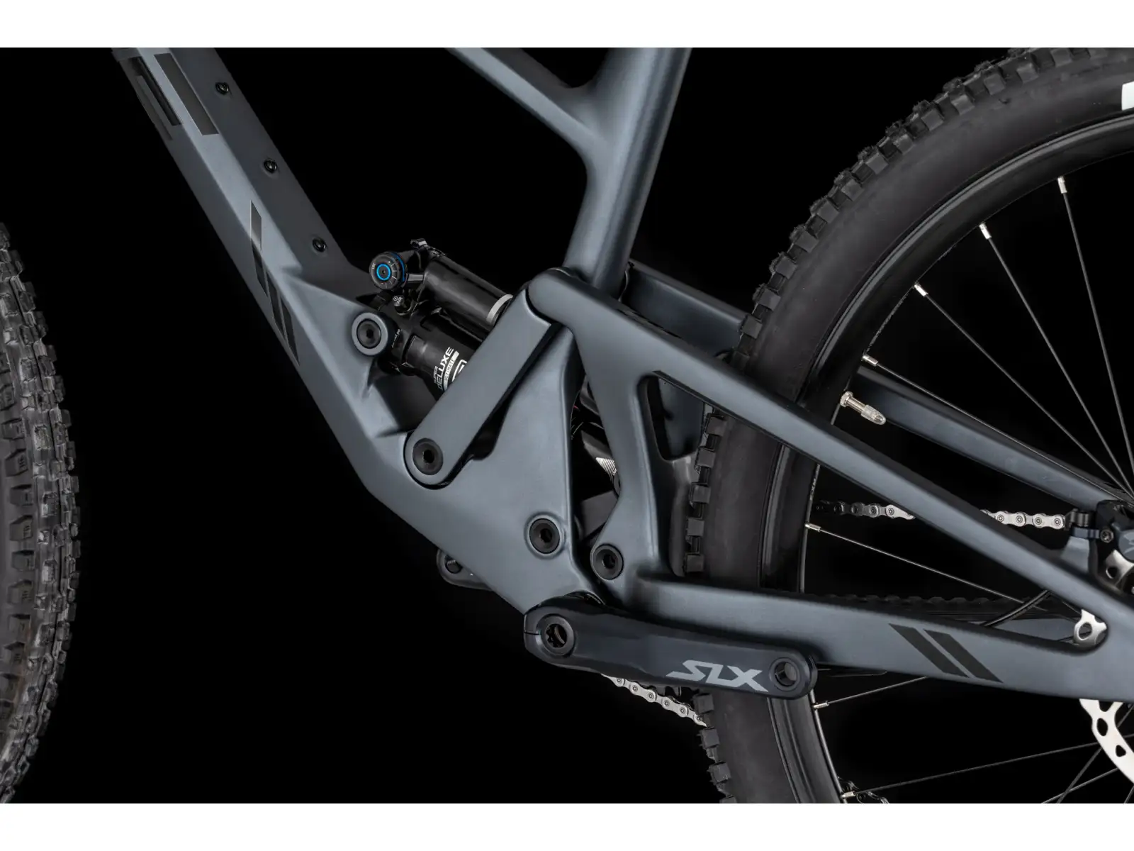 4ever Volcanno Etna Fully Mountainbike - Grey Matt/Black