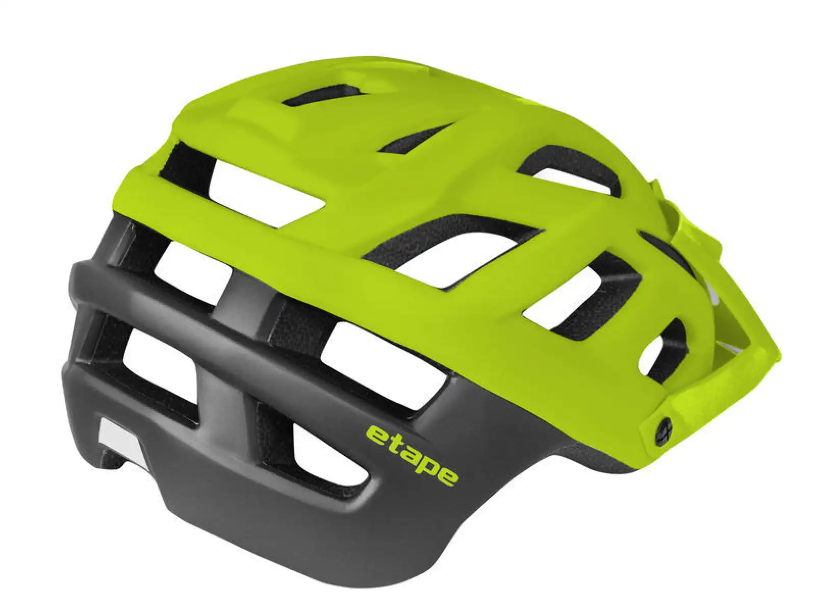 Etape Tomcat Helm limette/schwarz matt