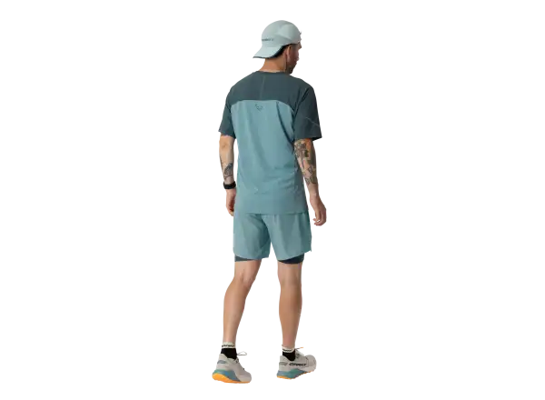 Dynafit Alpine Pro 2in1 Herren Laufshorts Smoke Blue
