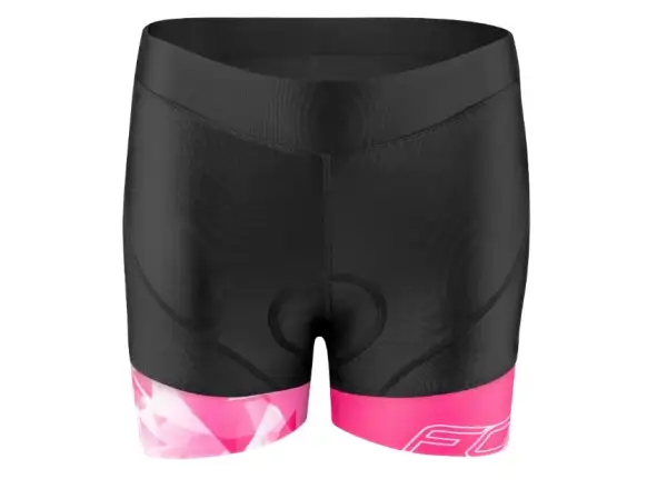 Force Mini Damen Shorts mit Polsterung Schwarz/Rosa