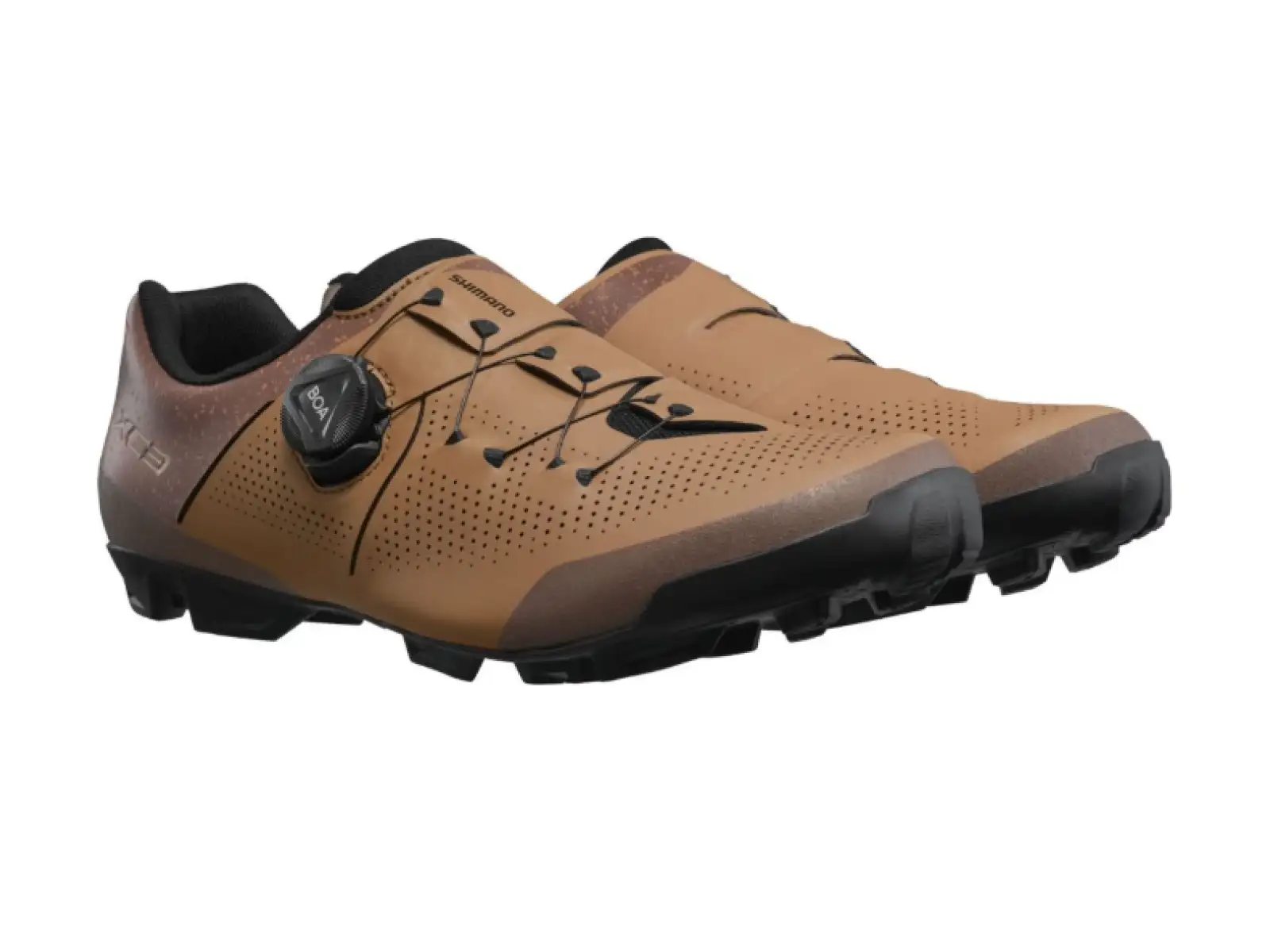 Shimano SH-XC302 breite Herren MTB Schuhe braun