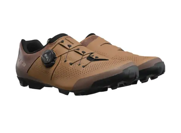 Shimano SH-XC302 breite Herren MTB Schuhe braun