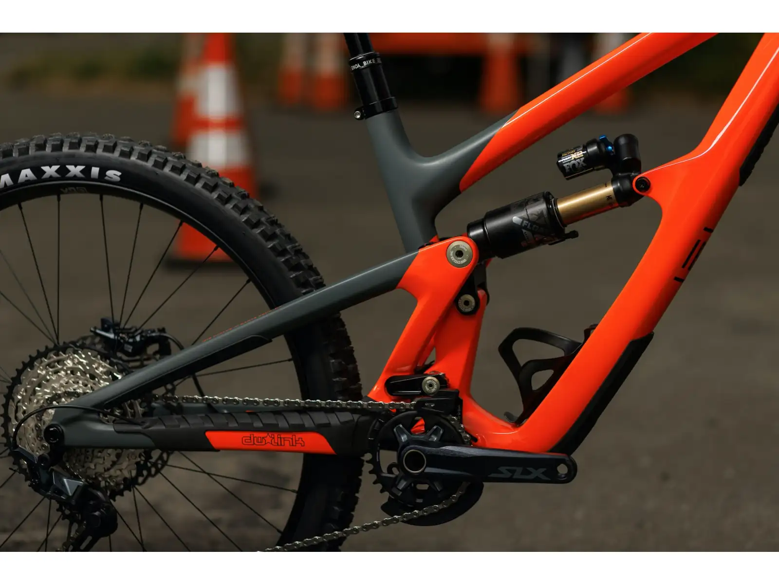 Ibis HD6 Deore vollgefedertes Mountainbike Orange