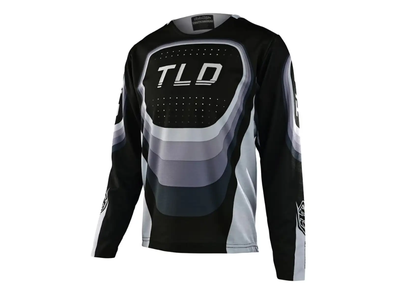 Troy Lee Designs Sprint Reverb Kindertrikot Langarm Schwarz