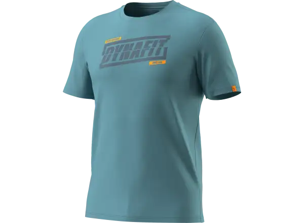 Dynafit Graphic Cotton Herren T-Shirt Kurzarm Smoke Blue/Tabloid