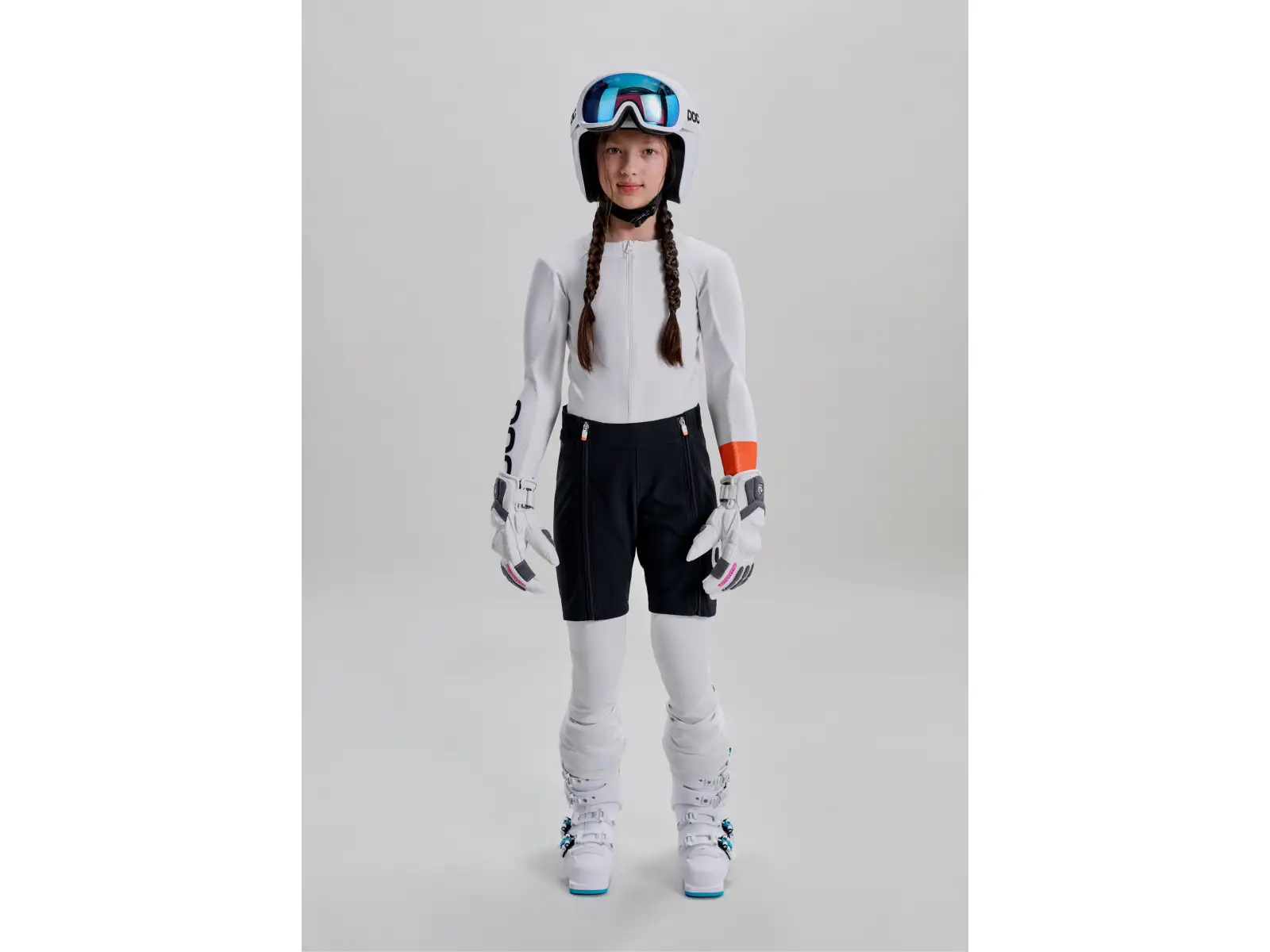 POC Jr Race Shorts zateplené šortky Uranium Black 