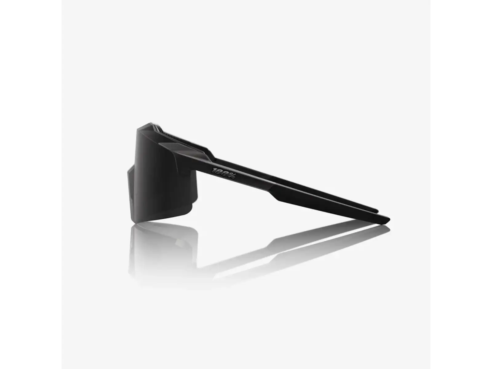 100% Aerocraft Sonnenbrille Matte Black/Black Mirror