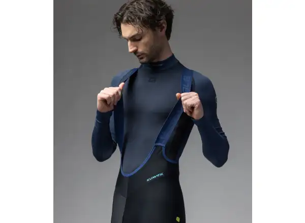 Alé Klimatik K-Tour Herren Thermo-Trägerhose mit Polster schwarz