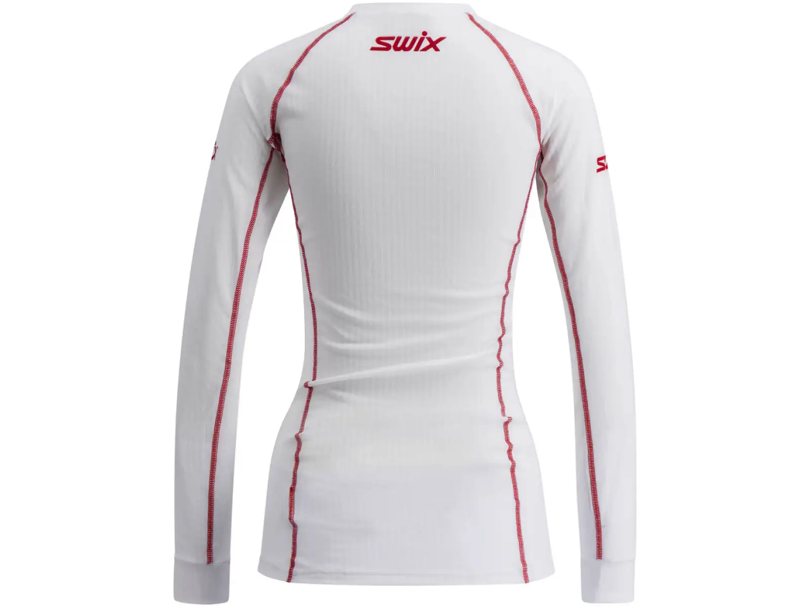 Swix RaceX Classic Damen Langarmshirt Bright White/Swix Red