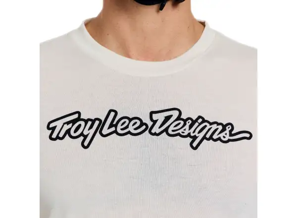 Troy Lee Designs Skyline Ride Tee Signature Herren-Trikot Kurzarm Pumice
