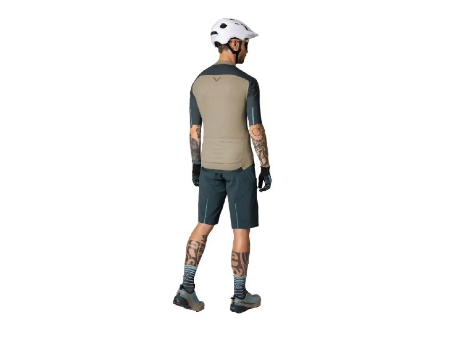 Dynafit Ride Light Herren-Trikot mit kurzen Ärmeln in Rock Khaki.