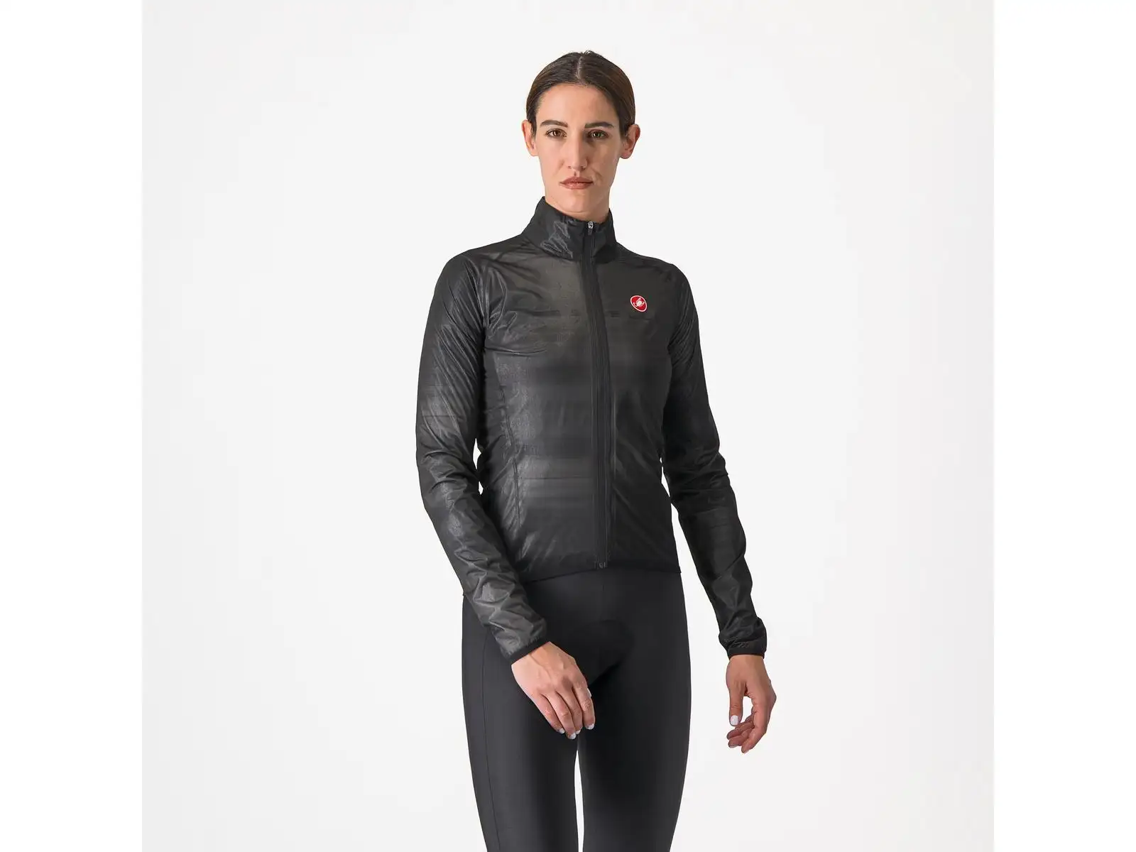 Castelli Squall Shell Damenjacke Light Black/Silver Gray