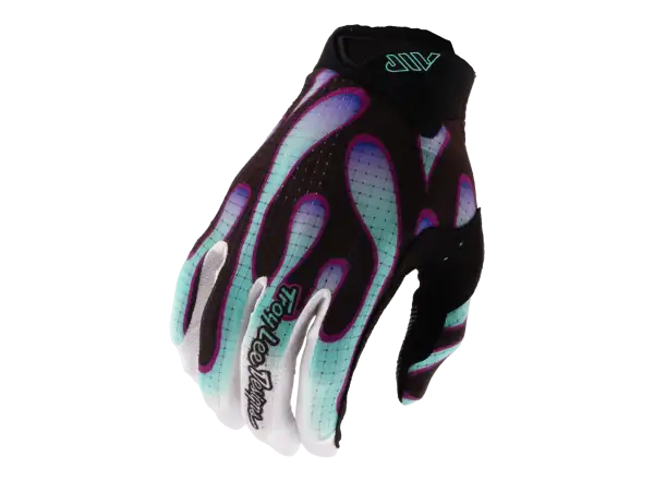 Troy Lee Designs Air Mono Handschuhe Overspray Black/Real Teal