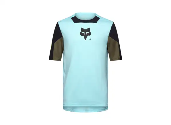 Fox Defend Herren Trikot Kurzarm Light Blue