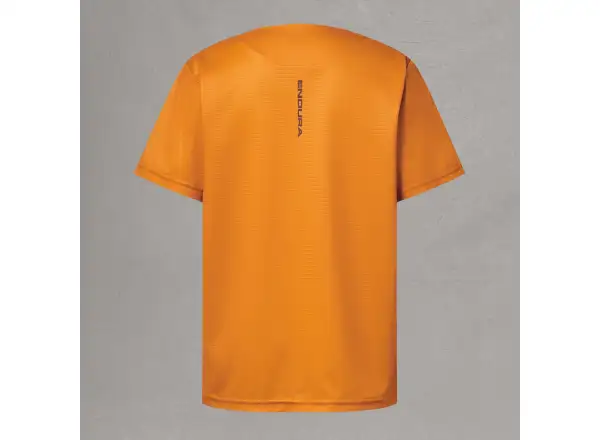 Endura SingleTrack Core Kindertrikot kurzer Ärmel Orange