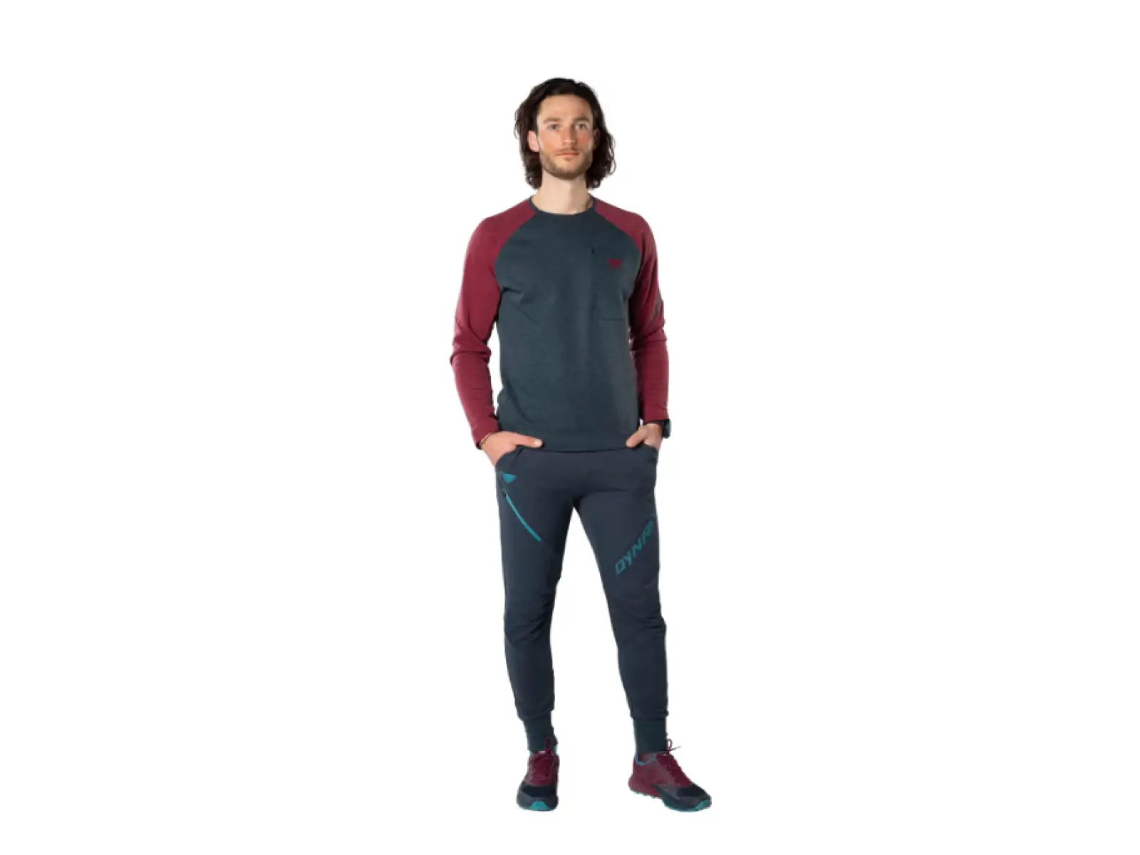 Dynafit 24/7 Polartec Herren-Fleecejacke Burgundy