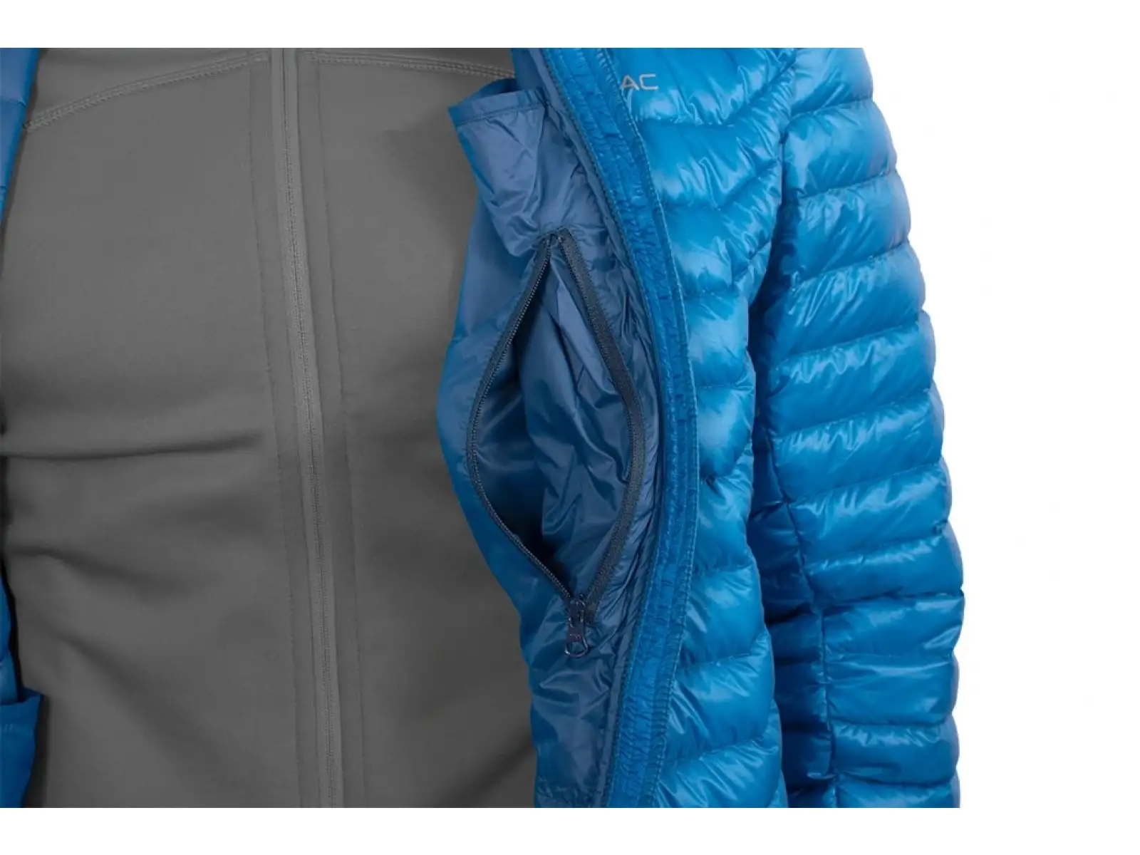 Acepac Micron Herren Daunenjacke Blau