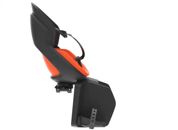 Prodigee Icon Kindersitz hinten am Träger schwarz/orange