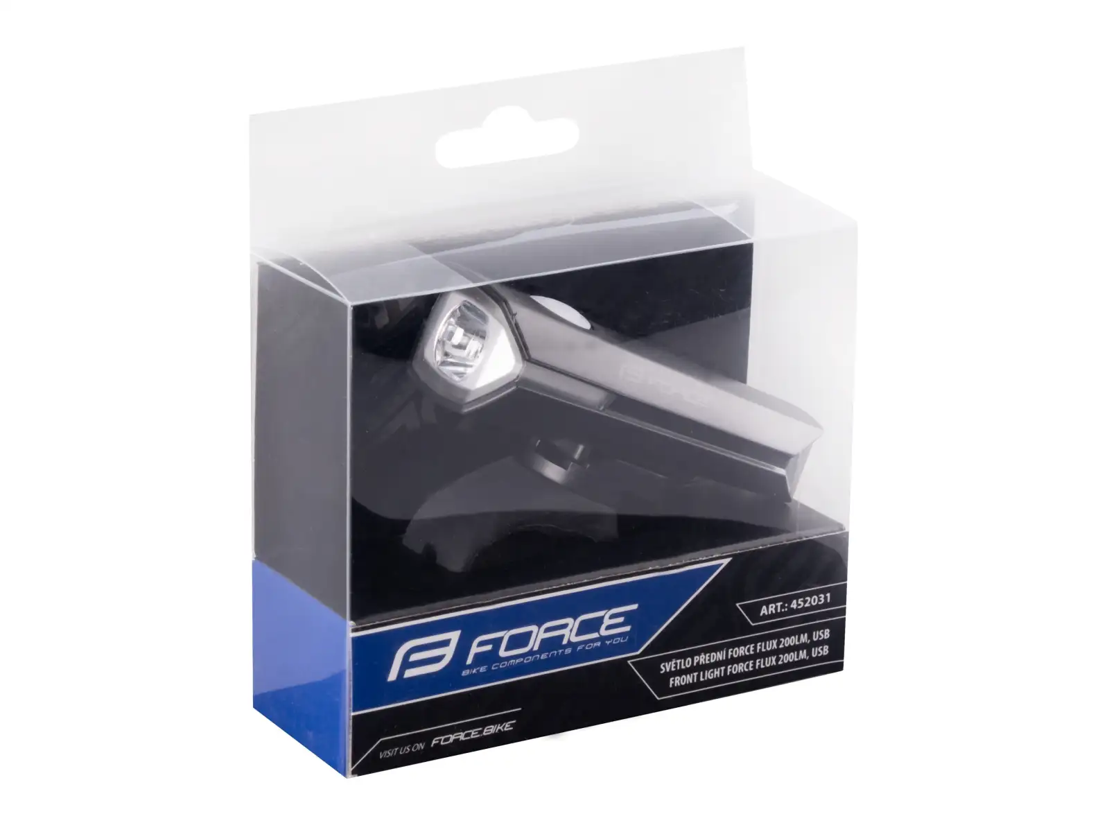 Force FLUX 200 lm Vorderlicht schwarz