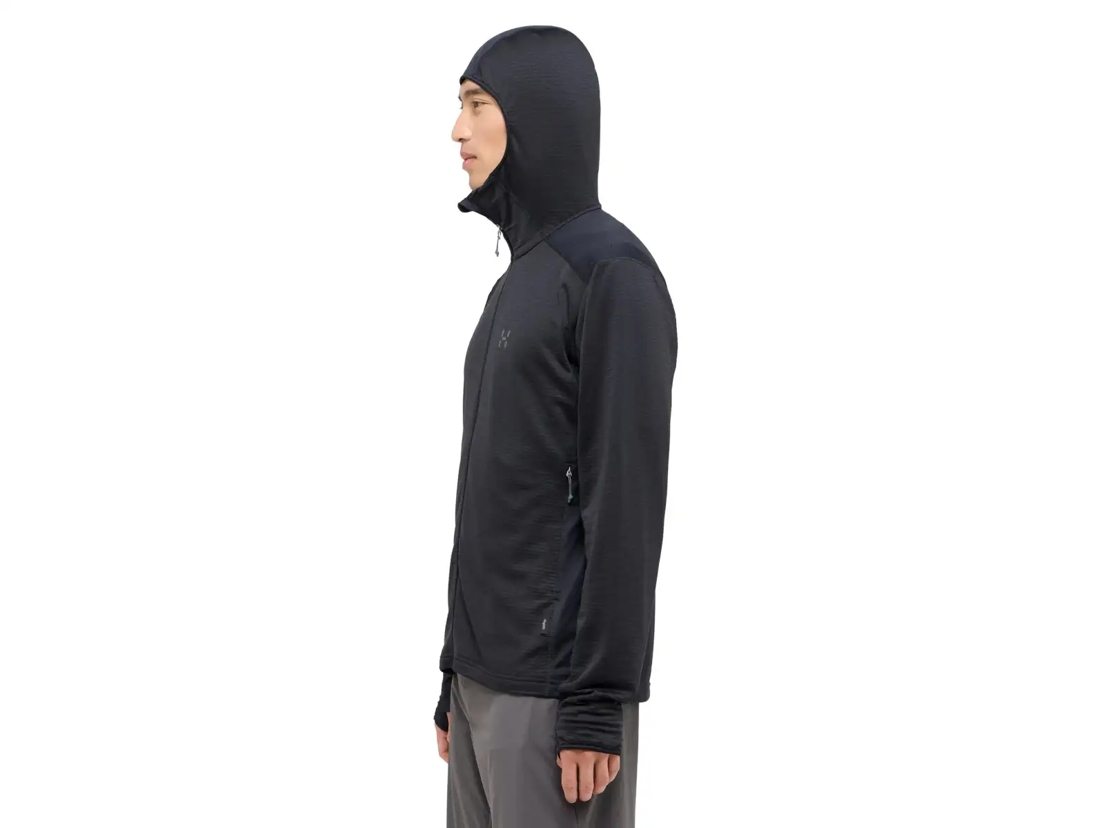 Haglöfs L.I.M Mid Multi Hood Herren-Sweatshirt True Black