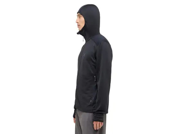 Haglöfs L.I.M Mid Multi Hood Herren-Sweatshirt True Black