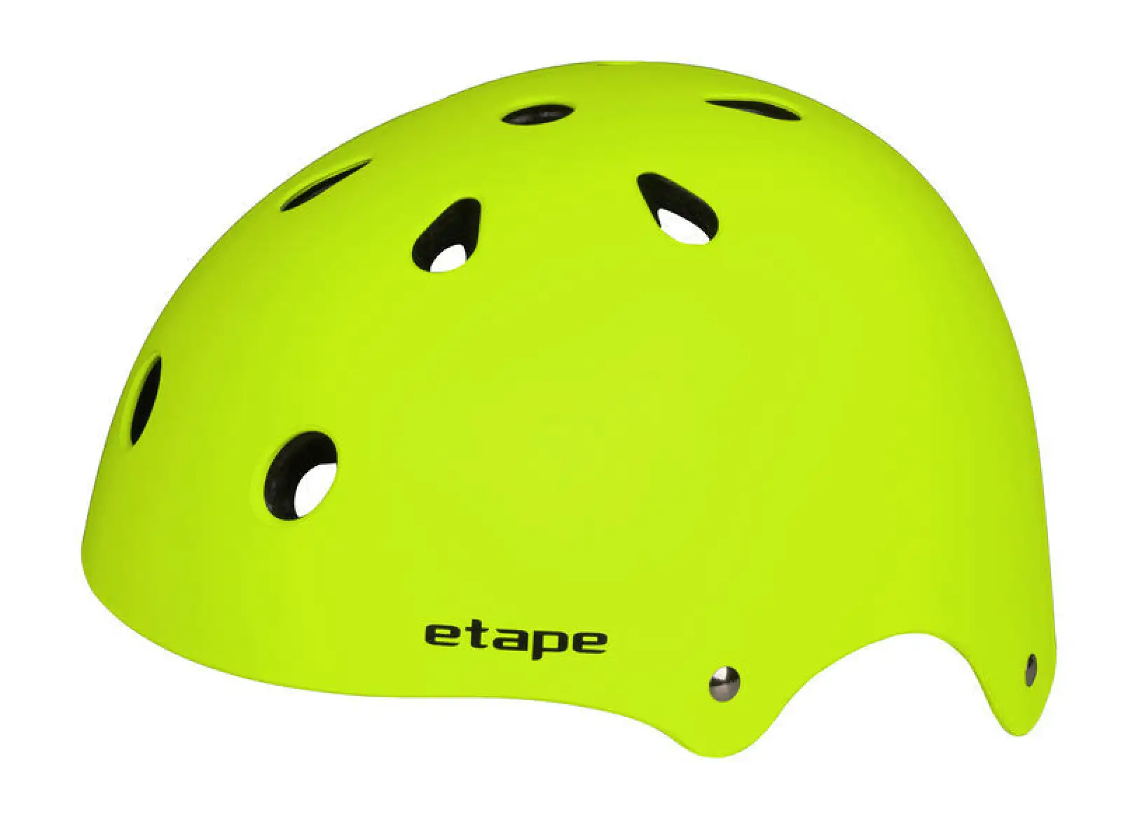 Etape Caddy Kinderhelm gelb fluo matt