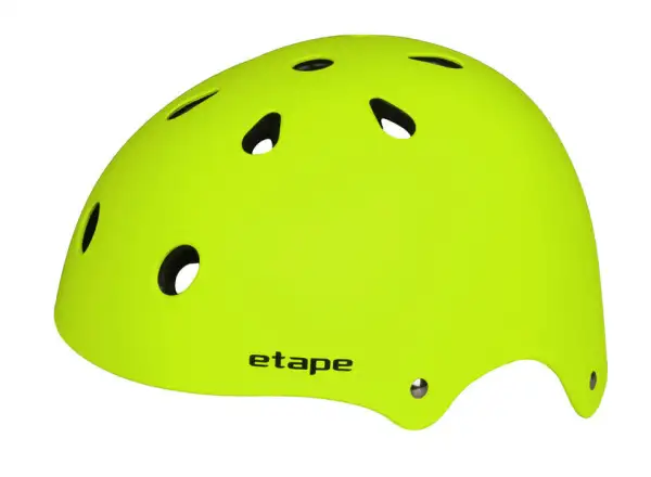 Etape Caddy Kinderhelm gelb fluo matt