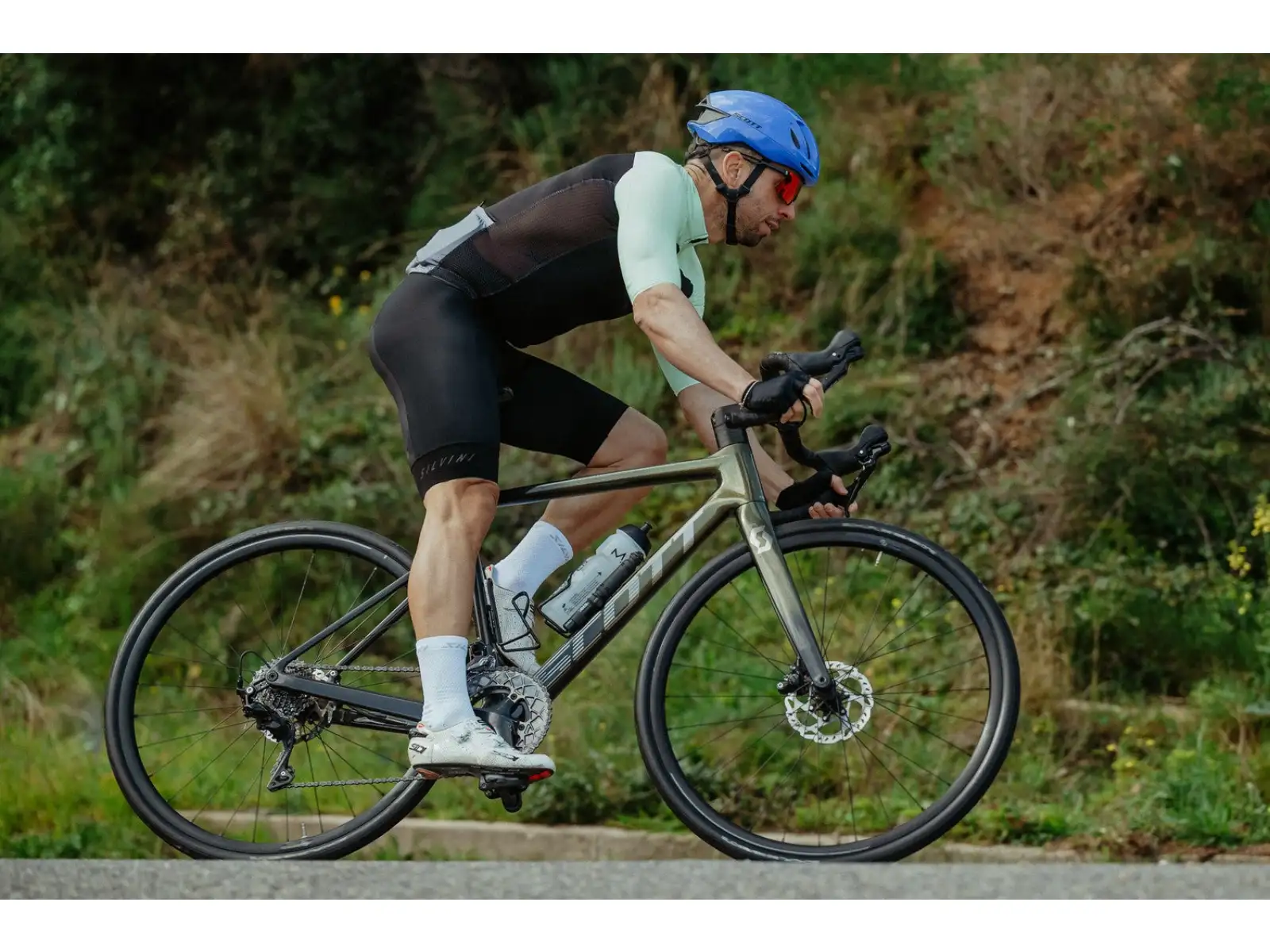 Silvini Stelvio Herrentrikot Green/Black