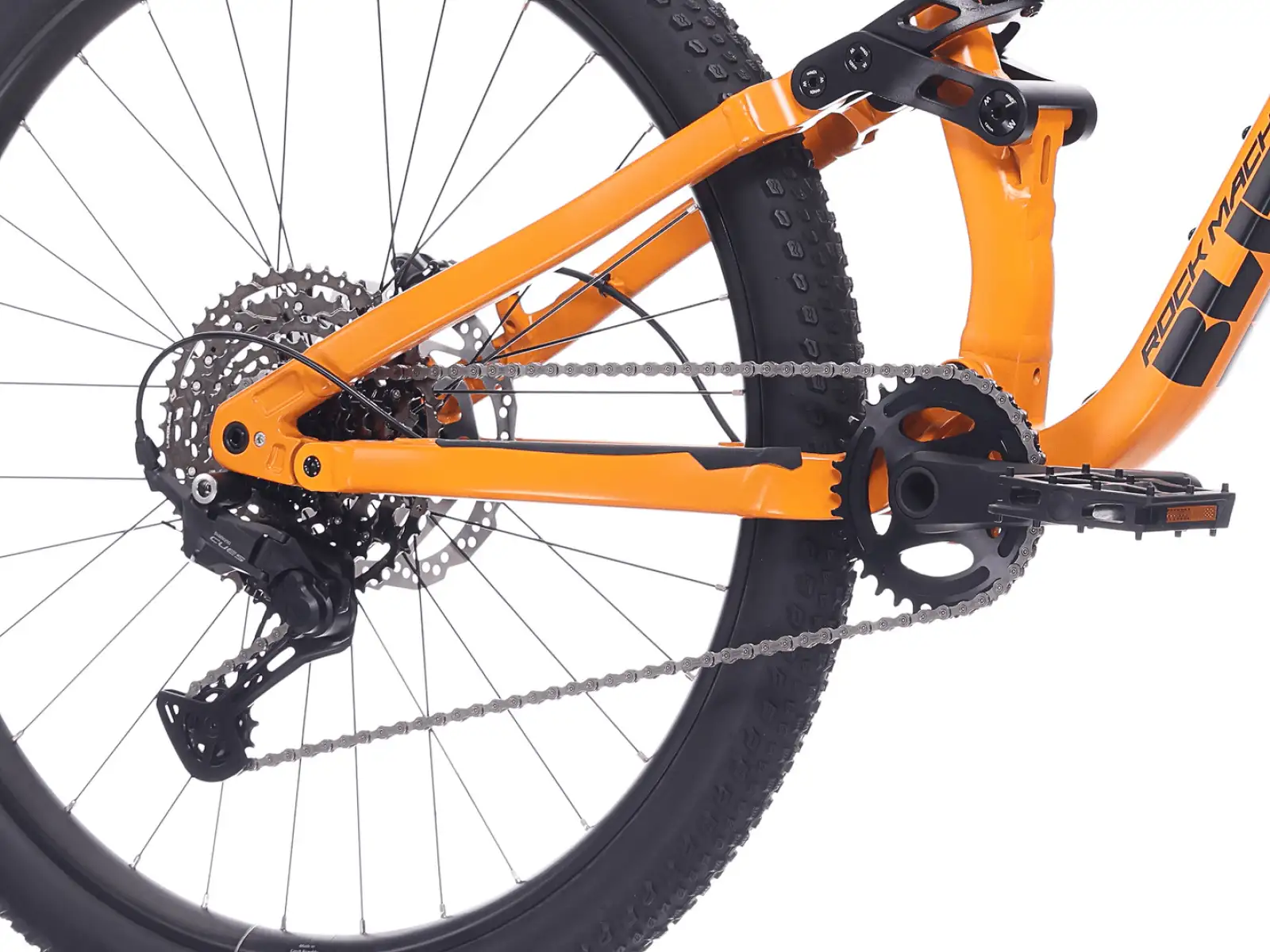 Rock Machine Blizz FS 30-27 Mountainbike Matte Lava Orange