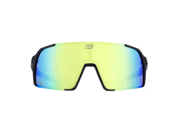 Force Glare Brille schwarz/gelb Spiegelglas