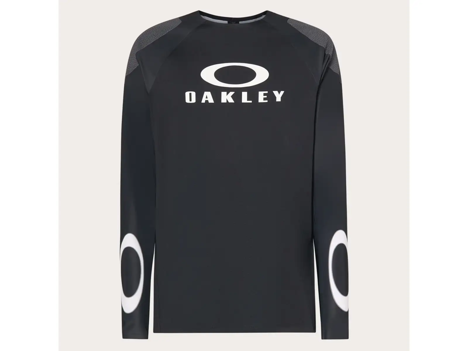 Oakley Seeker Edge Herren Loose-Trikot Langarm Blackout