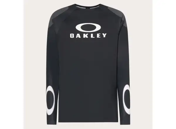 Oakley Seeker Edge Herren Loose-Trikot Langarm Blackout