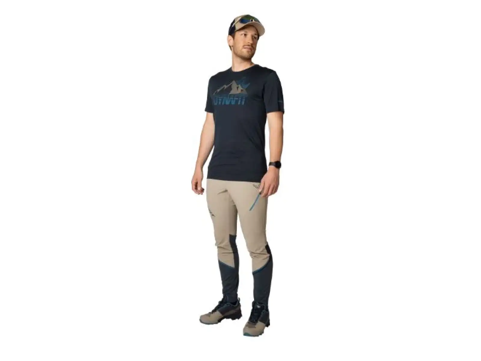 Dynafit Transalper Grafik Herren T-Shirt kurzarm Blaubeere